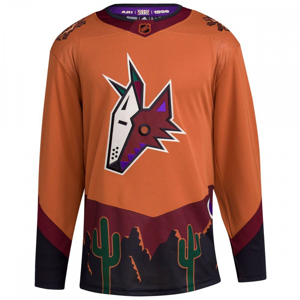 Arizona Coyotes adidas Reverse Retro 2.0 Authentic Blank Jersey - Burnt Orange-Pro Kit Vault | Brand New 26/27 Sports Jerseys